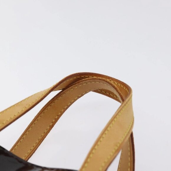 LOUIS VUITTON Monogram Vernis Reade PM Hand Bag Amarante - Picture 7 of 15